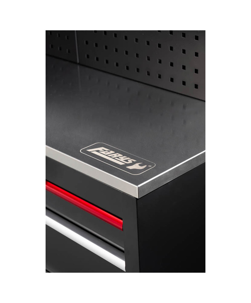 Meble garażowe warsztatowe Regał szafka do warsztatu garażu metalowy blat FR4108M