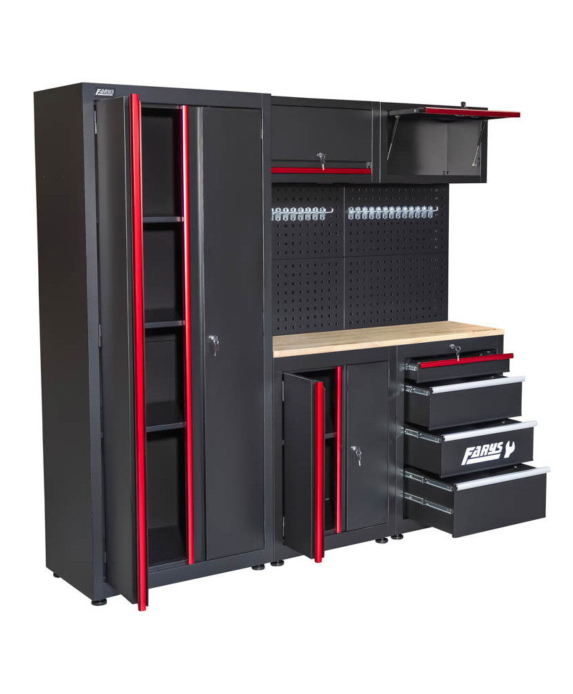 Meble garażowe warsztatowe Regał szafka do warsztatu garażu FR4108