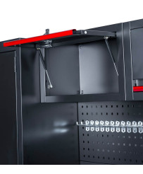 Zestaw Mebli Garażowych Farys FR4108M z Drewnianym Blatem