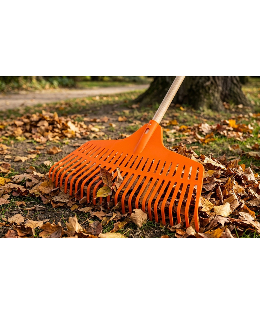 Grabie Do Liści Plastikowe Na Klik Szerokie Lekkie Trwałe 46 x 24cm FARYS FR98201