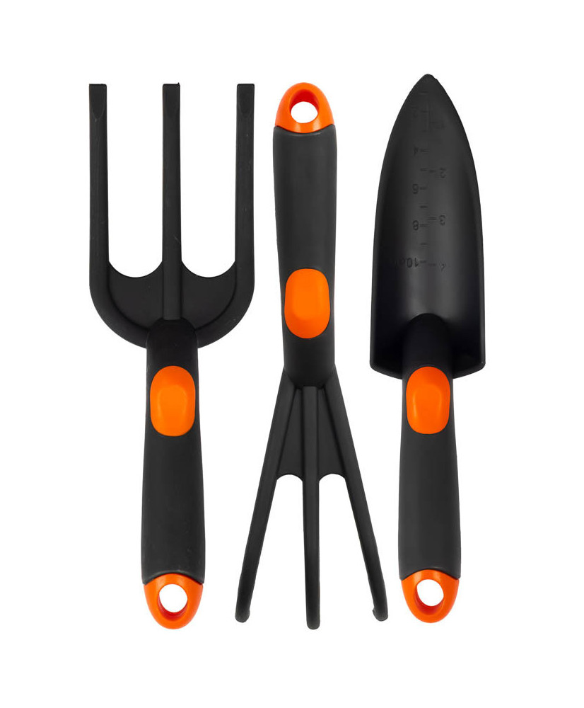 Zestaw Narzędzi Ogrodniczych 4el. - Łopatka Widełki Grabki Konewka RAMP FR98300