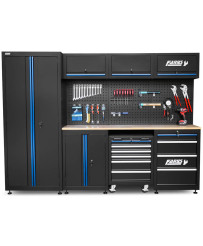 Zestaw Metalowych Mebli Garażowych Warsztatowych Farys FR4213