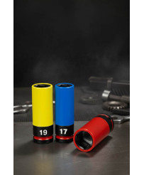 Zestaw nasadek udarowych do felg aluminiowych 1/2'' 17/19/21 Farys FR1950