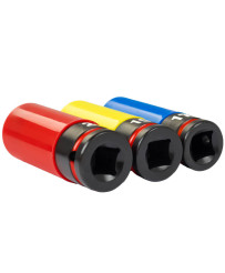 Zestaw nasadek udarowych do felg aluminiowych 1/2'' 17/19/21 Farys FR1950