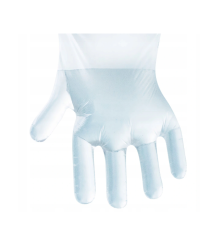 Jednorazowe rękawice- rękawiczki foliowe HDPE 100 sztuk