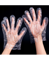 Jednorazowe rękawice- rękawiczki foliowe HDPE 1000szt.