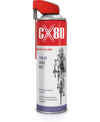 CX80 Mokry smar do łańcucha rowerowego CHAIN LUBE WET  500ml MTB