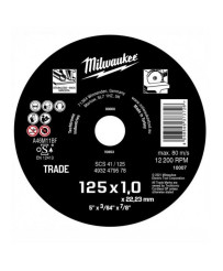 Milwaukee Tarcza do metalu 125mm x 1mm Inox 10szt 4932479578 (25B)