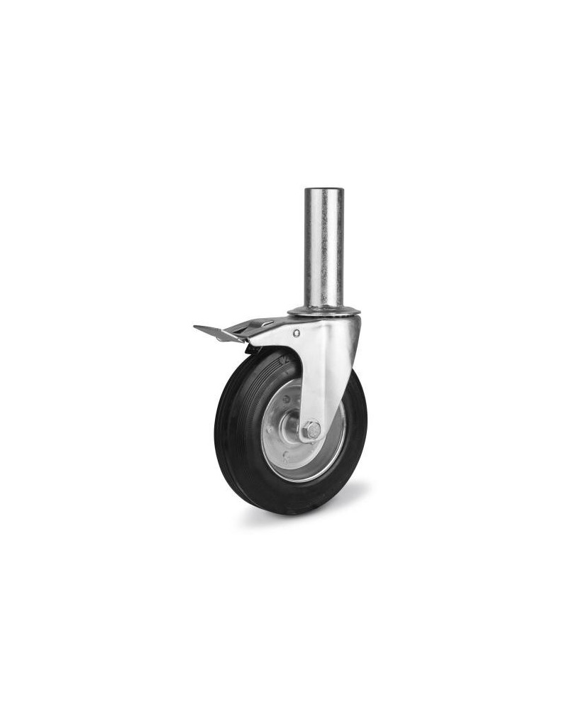 Zestaw kołowy skrętny z hamulcem CKLW-SG 160W(35/45)-HC