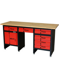 Stół warsztatowy szafka narzędziowa z blatem FR4094
