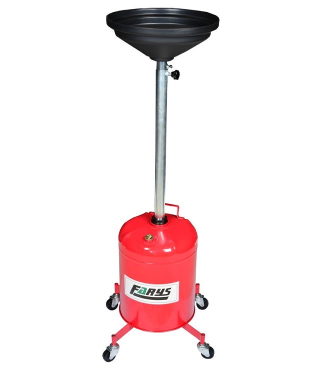 Zlewarka do oleju 19l + klucz pazurkowy do filtra FR4181+FR6023 Farys