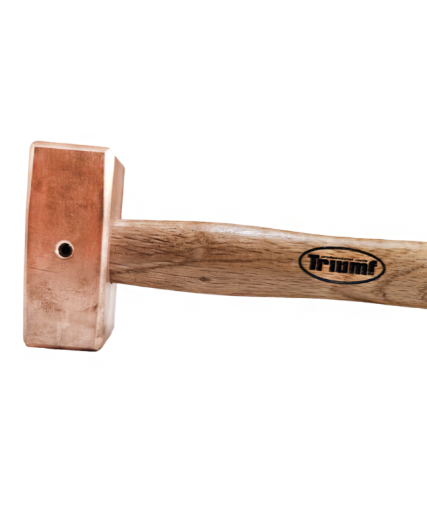 Kwadratowy miedziany młotek 25x25 300 gr Triumf 3212 (30D)