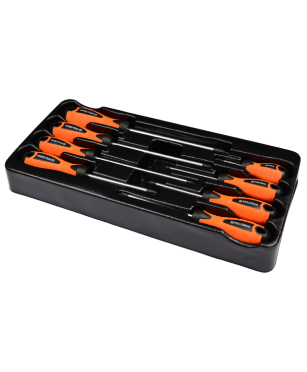 Wkład do szafki  Zestaw wkrętaków krzyżakowych zestaw 8 szt. FARYS FR1842