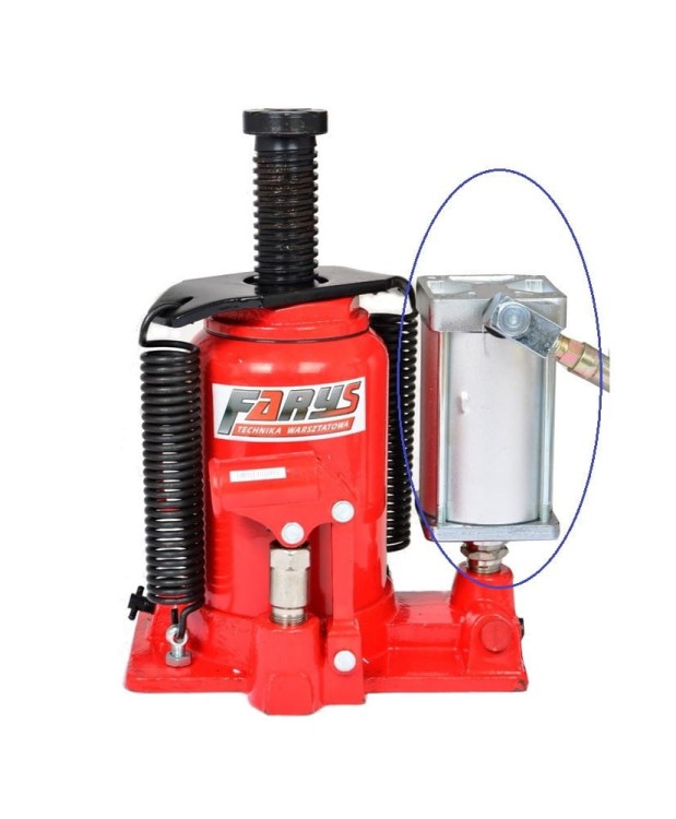 Przystawka pneumatyczna do pomp pras hydraulicznych FR5329 + wąż