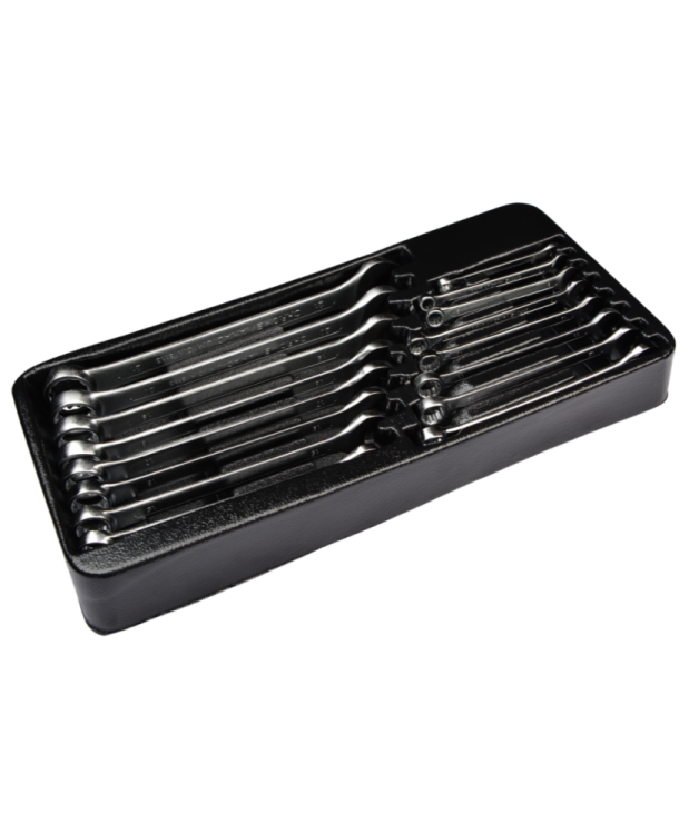 Wkład do szafki Klucze płasko-oczkowe 6-21 mm - 16 szt. FARYS FR1845