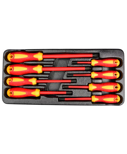 Wkład do szafki  Zestaw wkrętaków izolowanych - 8 szt. FARYS FR1857