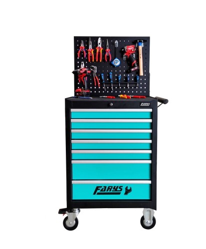 Szafka warsztatowa wózek narzędziowy FR4045S + ścianka