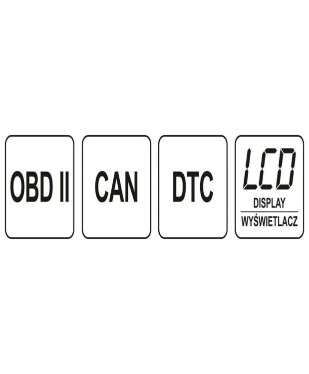 TESTER DIAGNOSTYCZNY OBD/EOBD YT-72977 (20C)