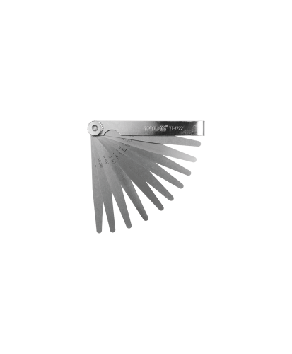 SZCZELINOMIERZ 100 MM, 10 LISTKÓW, 0,05-0,5 MM YT-7222 (16B) (S4)