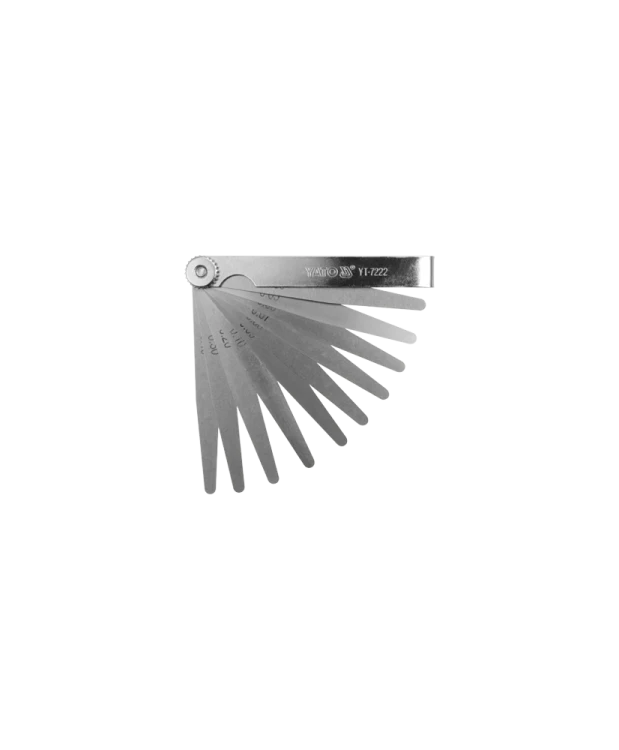 SZCZELINOMIERZ 100 MM, 10 LISTKÓW, 0,05-0,5 MM YT-7222 (16B) (S4)