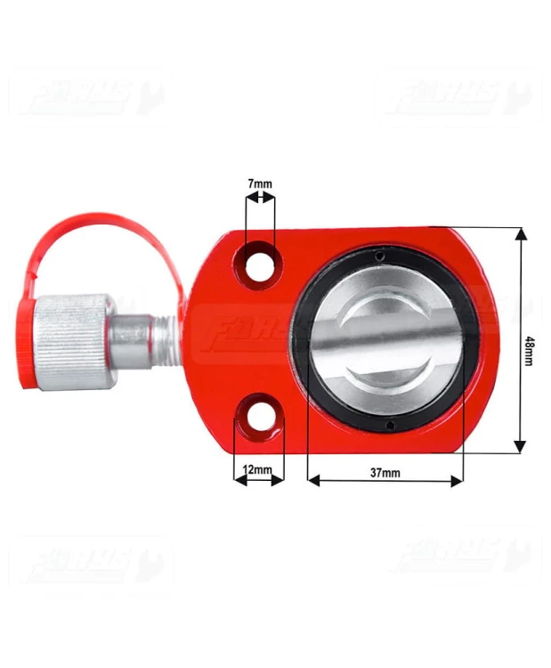 Podnośnik mini cylinder hydrauliczny płaski 10 ton 4 - 1-3A