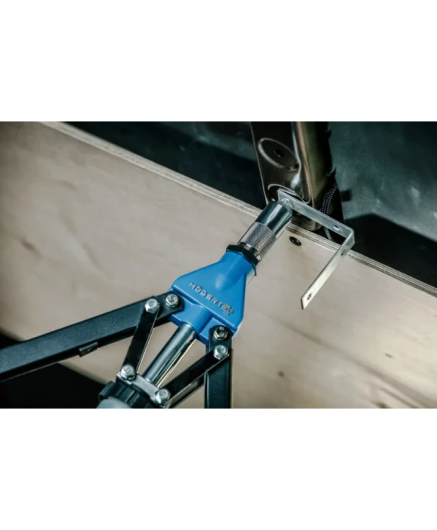 Nitownica ręczna 530 mm, 5 wymiennych głowic, maks. 6.4mm HT2C156 (16F)(S29)