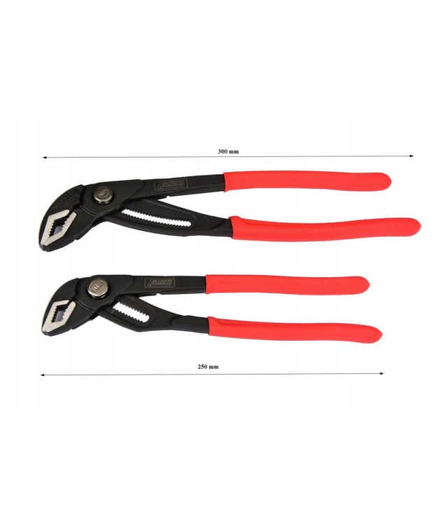 Szczypce nastawne do rur 250mm + 300mm klucz Kobra FR4580+FR4581