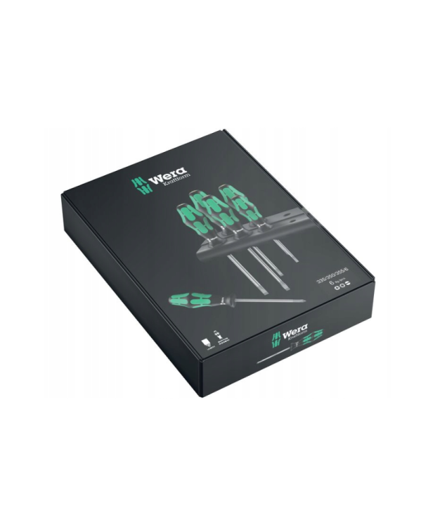 Zestaw wkrętaków Kraftform Lasertip + wieszak, 6 część (S2)