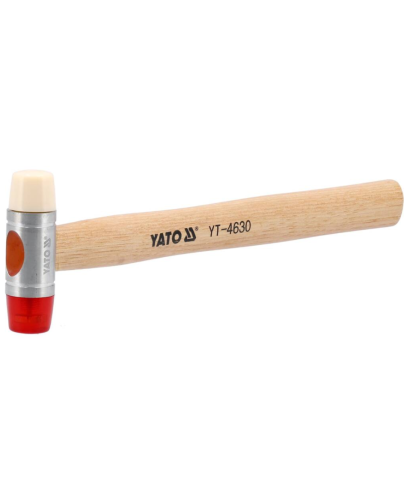 Młotek blacharski 150g 22mm trzonek hiko pu&amp;nylon YT-4630 (S4)