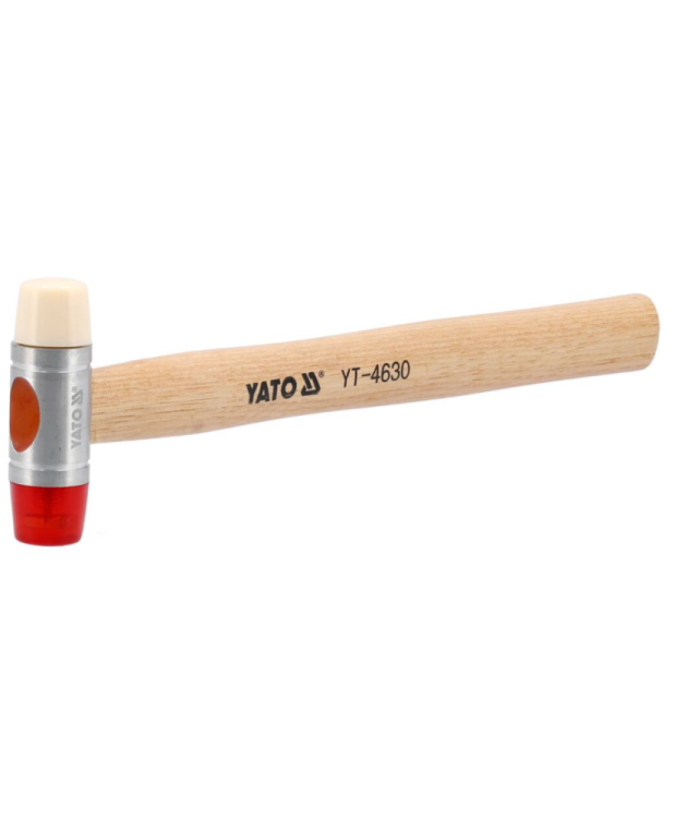 Młotek blacharski 150g 22mm trzonek hiko pu&amp;nylon YT-4630 (S4)