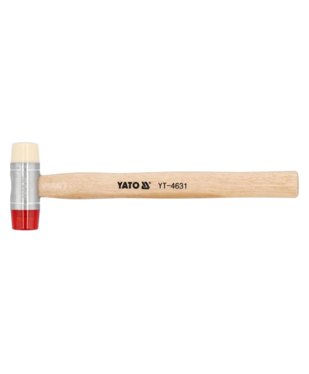 Młotek blacharski 250g 28mm trzonek hiko pu&amp;nylon YT-4631 (S4)