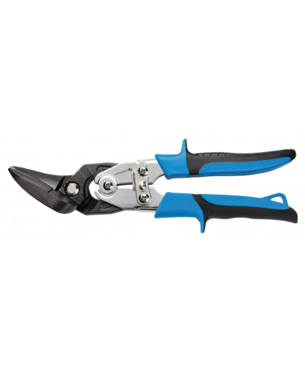 Nożyce do blachy 250 mm, odgięte, prawe, CrMo HT3B505 (S9)