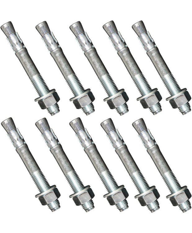 Kotwy kotwa do betonu Ø16x200 mm - 10 sztuk