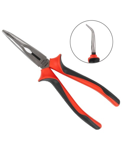 Szczypce kombinerki wydłużone wygięte 200mm FR4566