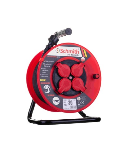 Przedłużacz BĘBNOWY, PRZEW 3X2,5MM, 30M SPPL-3-30 (26D)