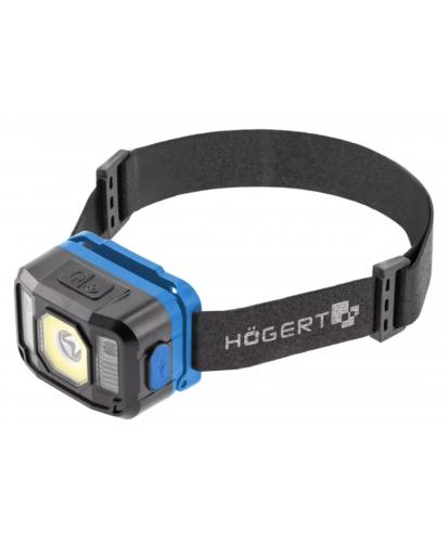 Lampa czołowa LED USB 6 funkcji COB HT1E422 (23C) (S6)