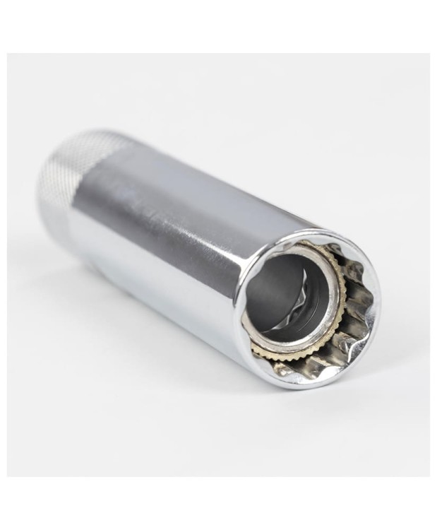 Nasadka klucz do świec 16mm 3/8 cienkościenna z magnesem FR2397