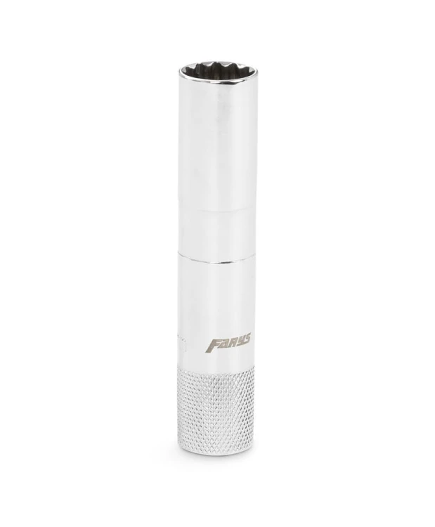 Nasadka klucz do świec 14mm 3/8 cienkościenna z magnesem FR2396