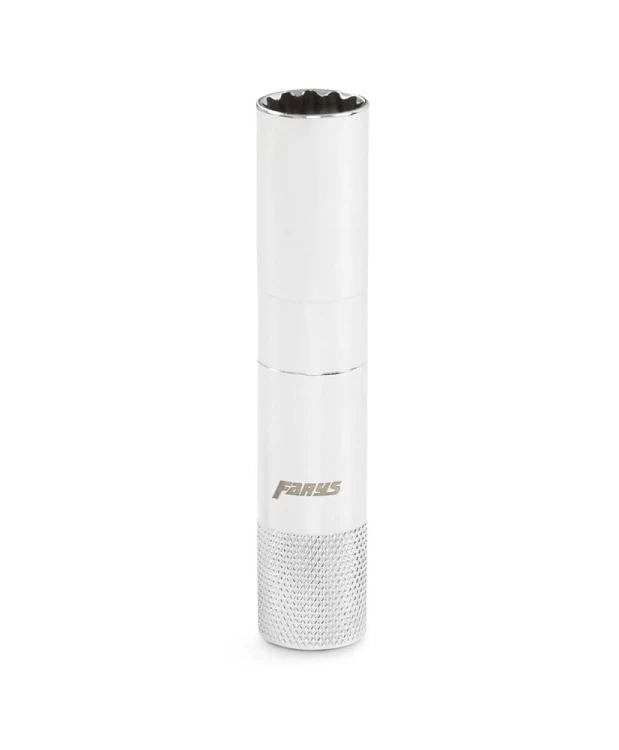 Nasadka klucz do świec 14mm 3/8 cienkościenna z magnesem FR2396