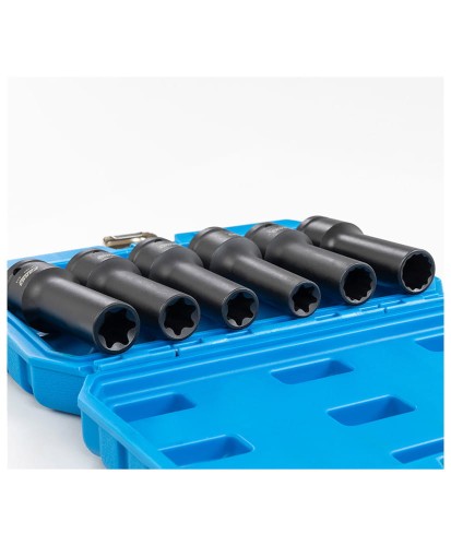 ZESTAW NASADEK UDAROWYCH 3/4" TORX E18 E20 E22 E24 SPLINE 17/19mm FR2364