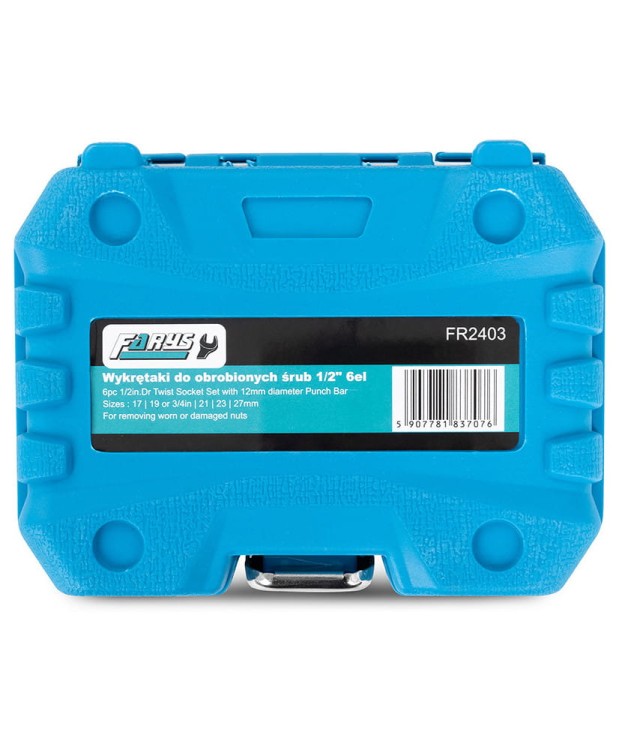 WYKRĘTAKI DO OBROBIONYCH ZERWANYCH ŚRUB 1/2" - 6el. FR2403