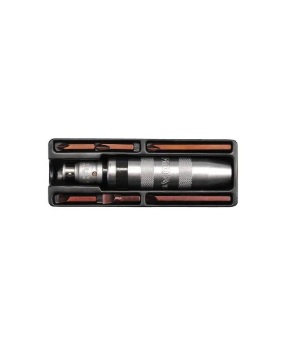 YATO WKRĘTAK UDAROWY PNEUMATYCZNY METALOWA RĄCZKA 6 KOŃCÓWEK GROTÓW YT-2801 (S31) (3C)