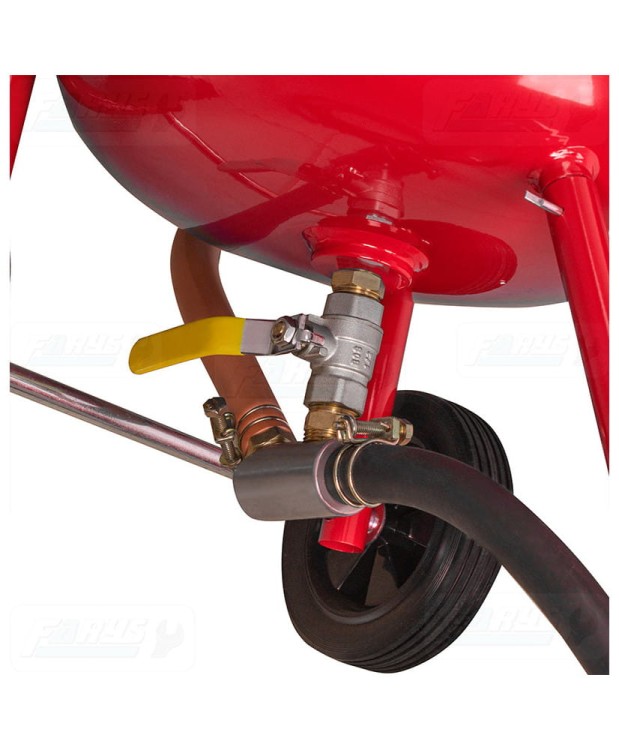 Piaskarka syfonowa oczyszczarka mobilna 38l zawory 1/2" FR7012 C