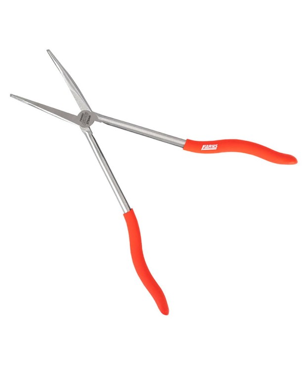 Szczypce wydłużone długie montażowe odgięte 45°  275mm FR4554