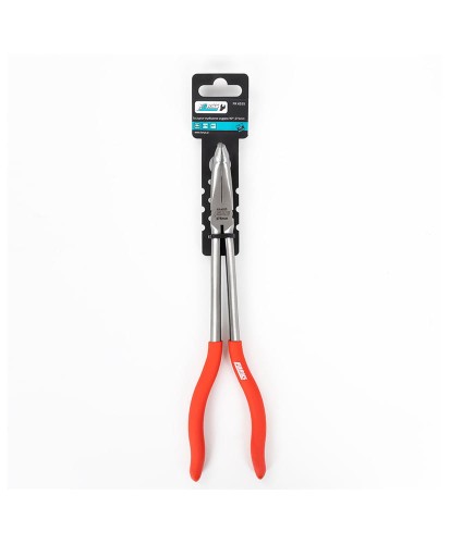 Szczypce wydłużone długie montażowe odgięte 90°  275mm FR4555