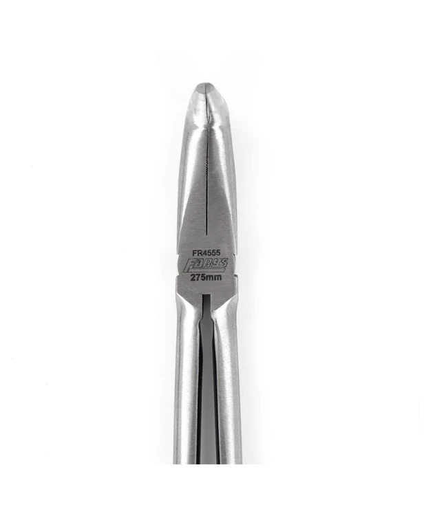 Szczypce wydłużone długie montażowe odgięte 90°  275mm FR4555