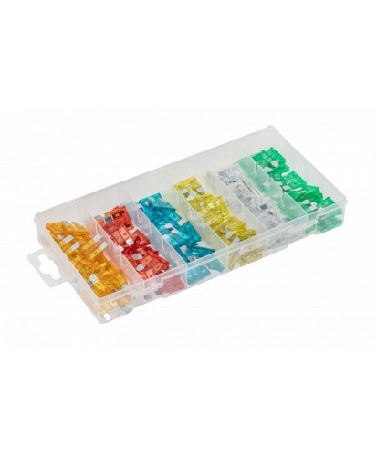 Zestaw bezpieczników samochodowych 120 szt HT8G500 (1C)