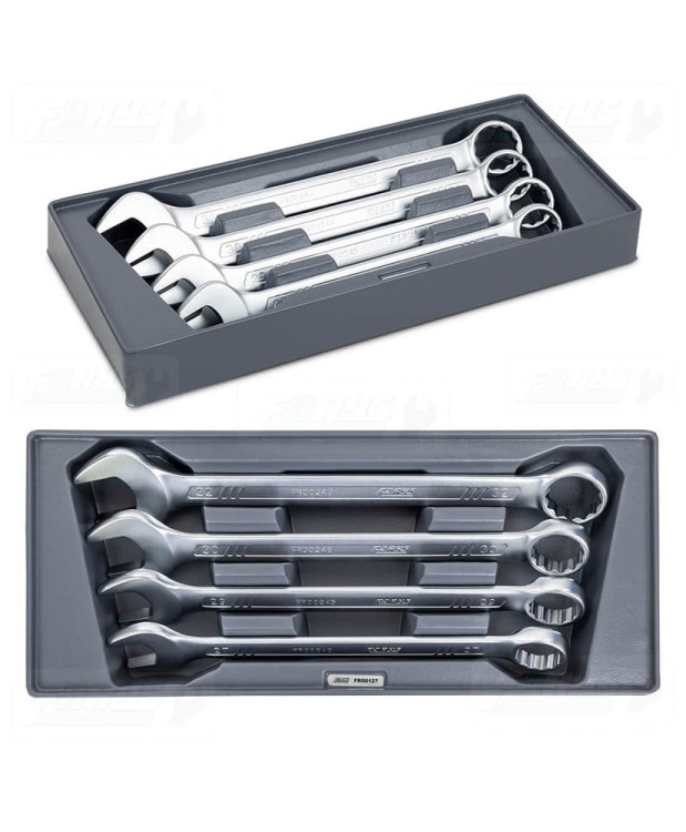 FR00127  Wkład do szafki - zestaw kluczy płasko-oczkowych 4el. 27,29,30,32mm
