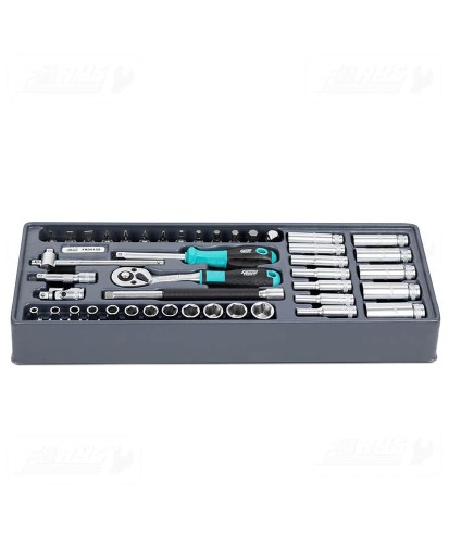 FR00132 Wkład do szafki - zestaw kluczy nasadowych 1/4” 43el.