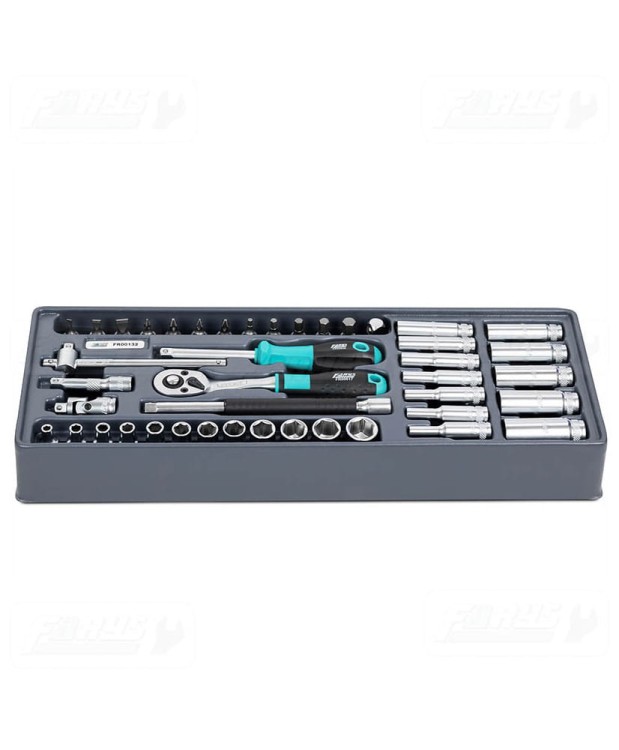 FR00132 Wkład do szafki - zestaw kluczy nasadowych 1/4” 43el.